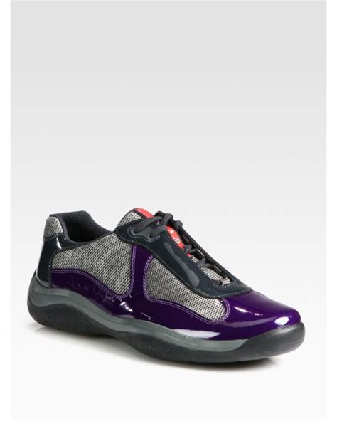 prada sport purple shoes.